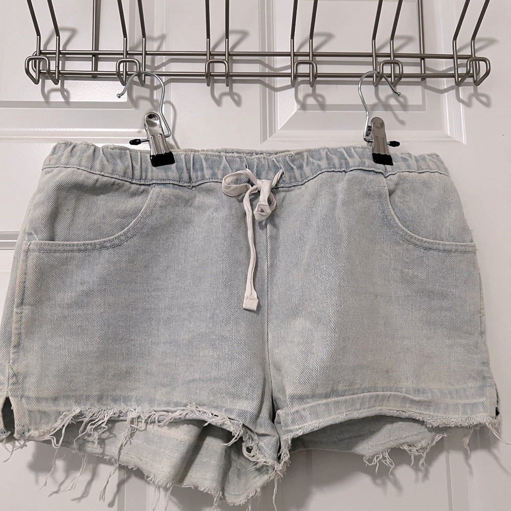 RVCA Light Blue Jean Shorts